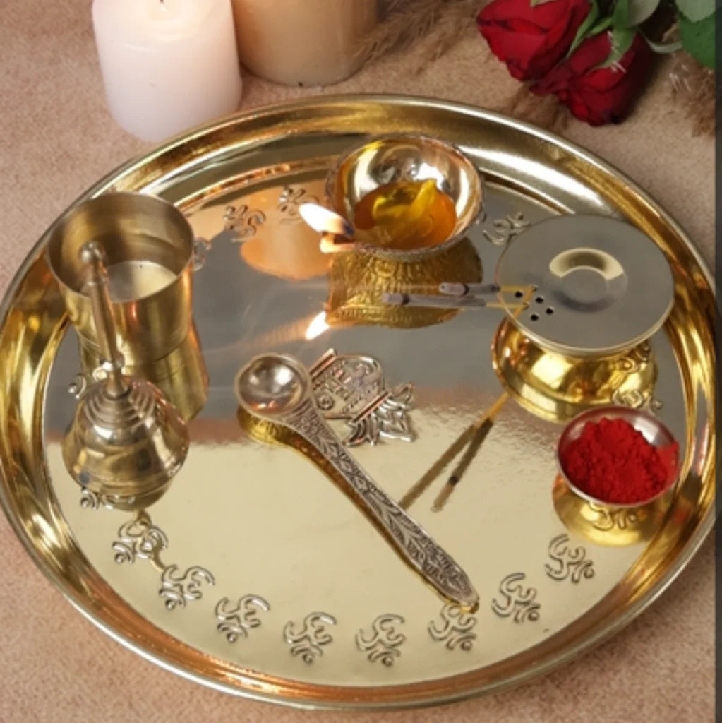 Brass Pooja Thali